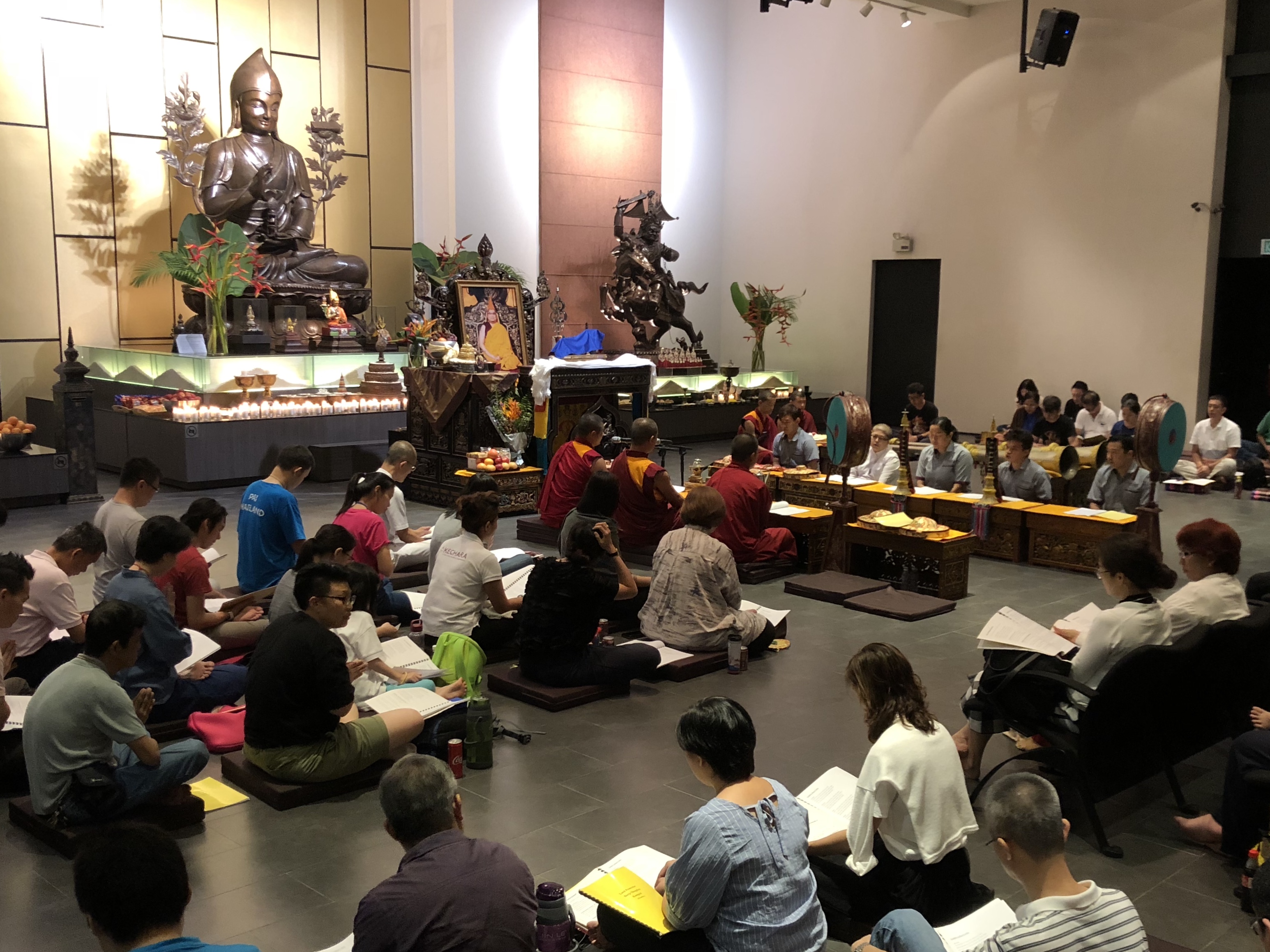 Monthly Dorje Shugden puja in Kechara House