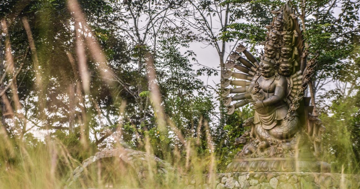 Light offering to Buddha Manjushri Nagaraksha